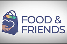 food and friends logo. this is the featured image for our animation project